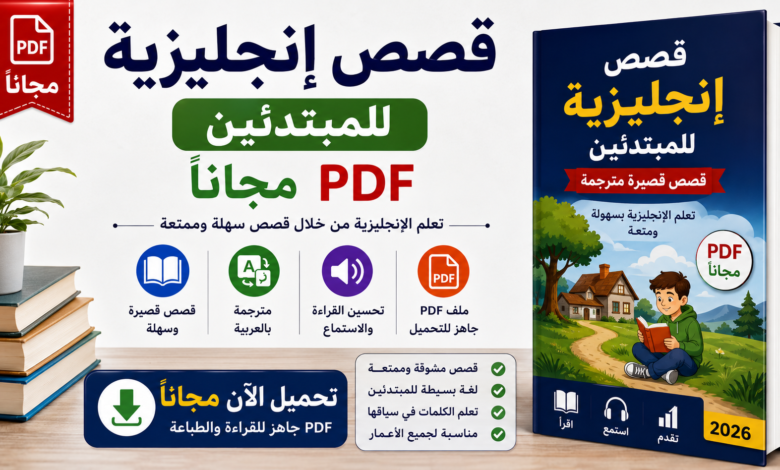 قصص إنجليزية للمبتدئين PDF مجانا 2026