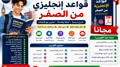كورس قواعد إنجليزي من الصفر PDF مجانا