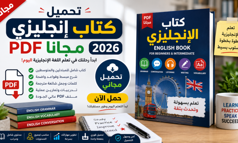 تحميل كتاب انجليزي PDF مجانا 2026